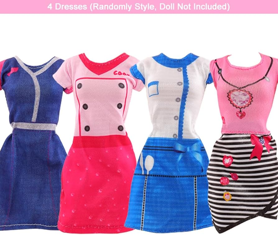 Amazon.co.jp: Barwawa 30cmドール用服 人形用 服 62セット